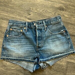 Brand new W/O tags size 27 Levi’s cutoff shorts from Urban Outfitters.